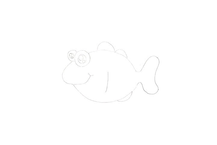 画海底总动员中的小丑鱼尼莫