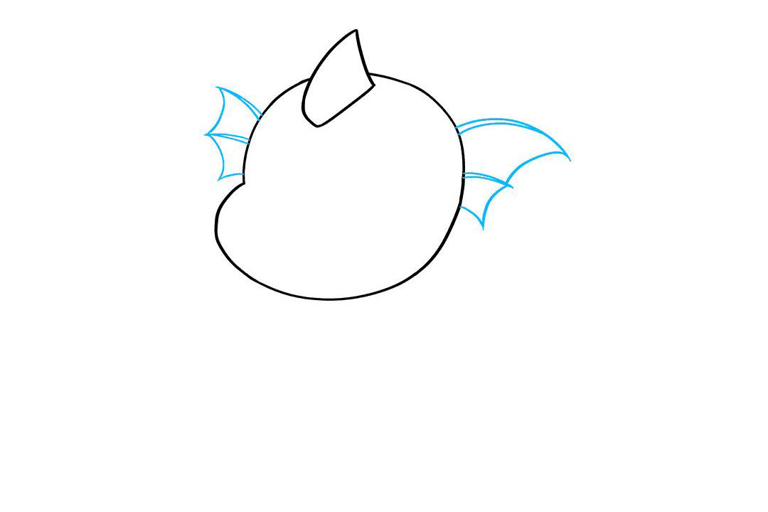 如何画卡通小青龙简笔画