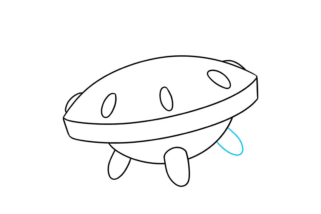 外星人飞船怎么画