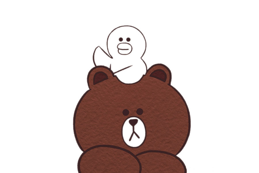 简单的轻松熊简笔画画法步骤