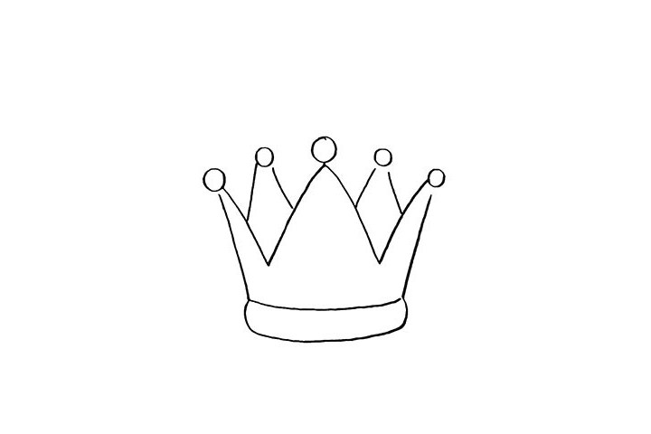皇冠简笔画教程