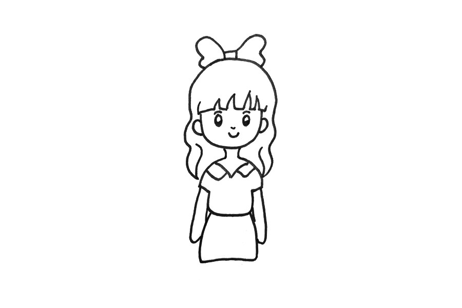美女怎么画