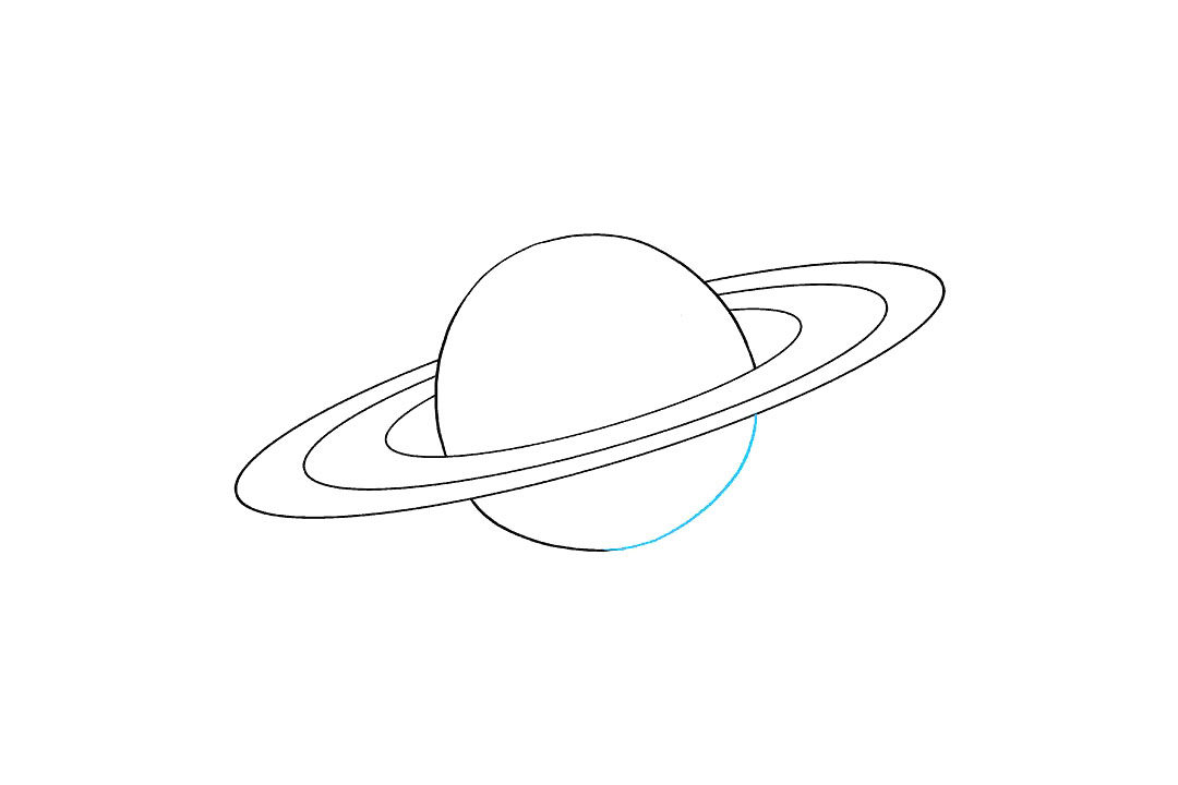 土星怎么画