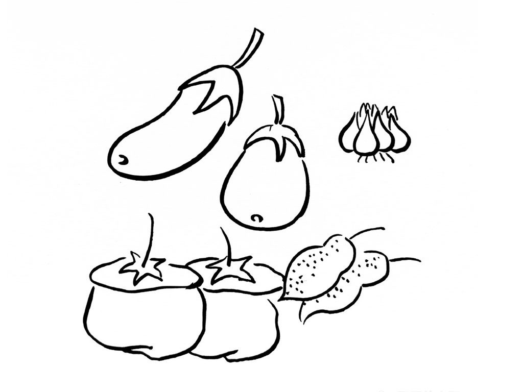 简单蔬菜简笔画图片大全