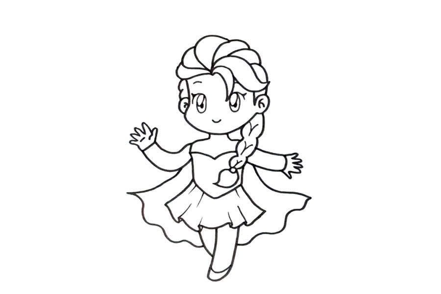 魔法公主怎么画