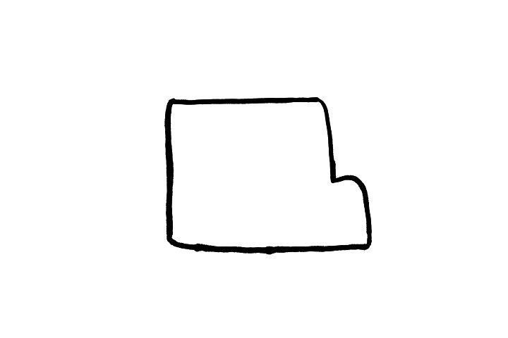 校车简笔画画法步骤