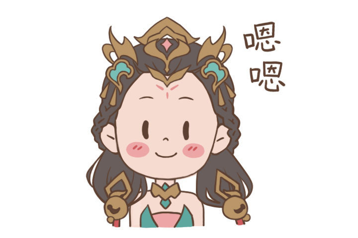 可可爱爱的女孩子简笔画图片