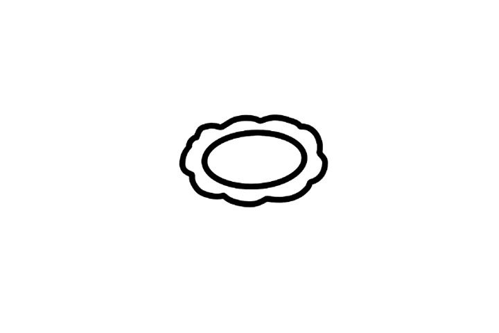 中秋元素 可爱月饼简笔画
