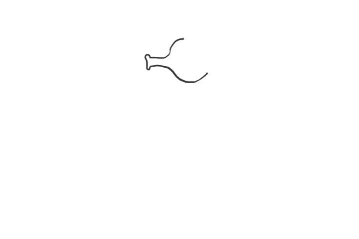 海洋生物海马简笔画怎么画