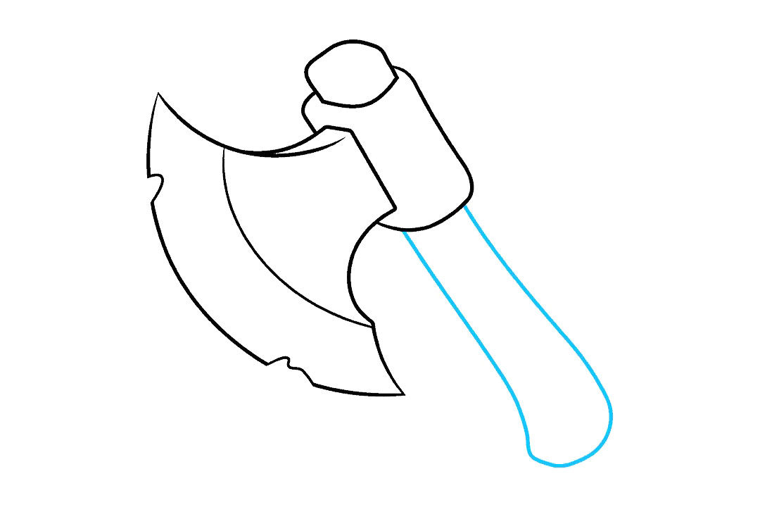 斧子怎么画