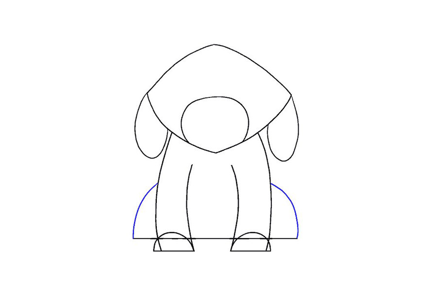 简单漂亮的狗简笔画画法