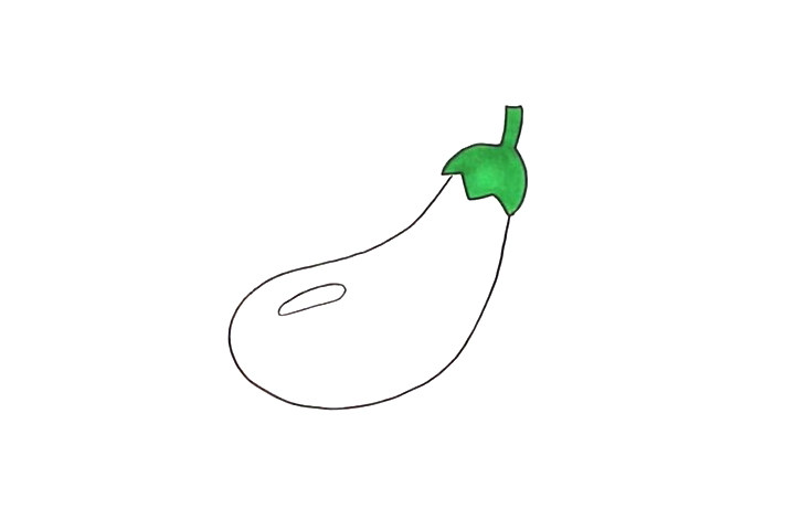 简单漂亮的茄子简笔画步骤