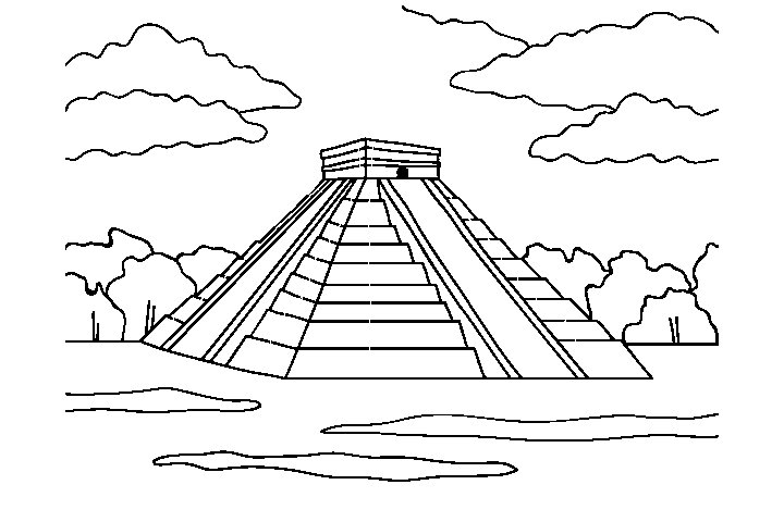 世界知名建筑简笔画图片