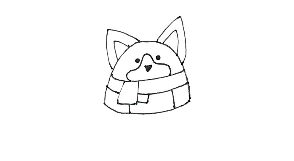 柯基简笔画画法步骤