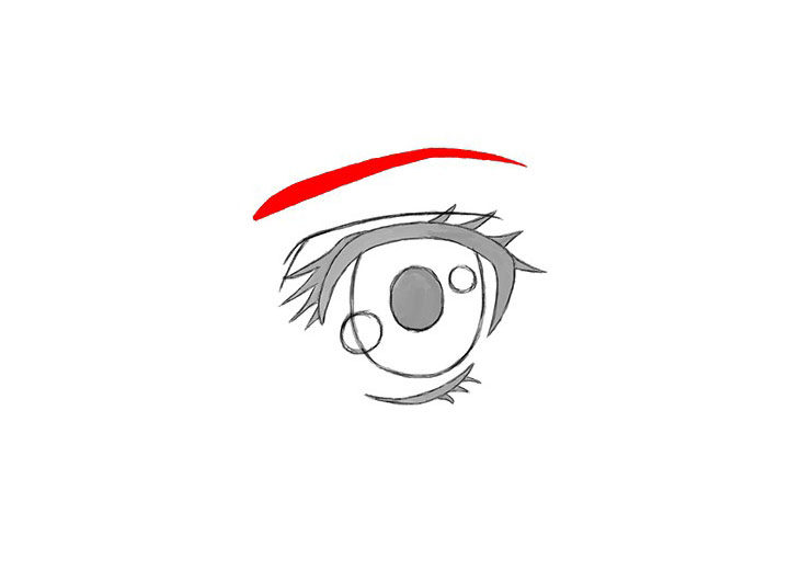画漫画人物-女孩眼睛的画法