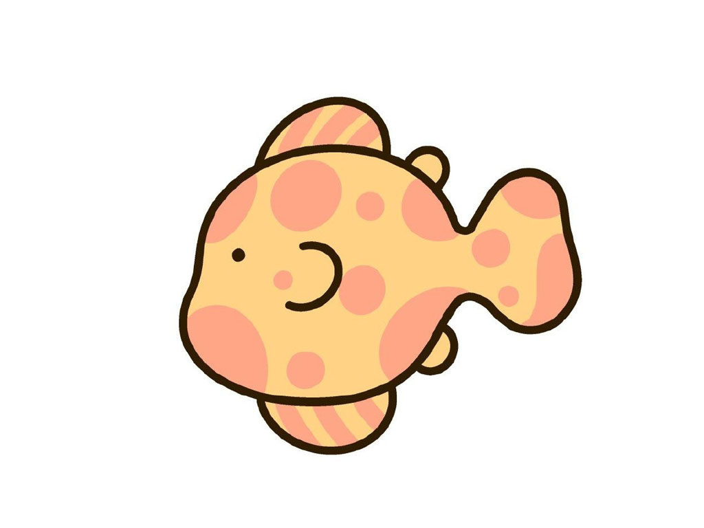 小丑鱼简笔画