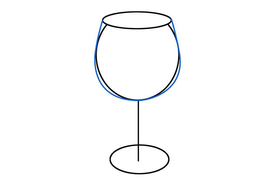 红酒杯怎么画