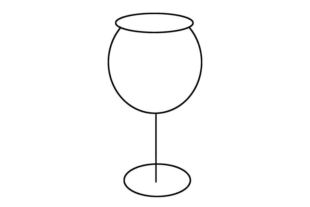 红酒杯怎么画