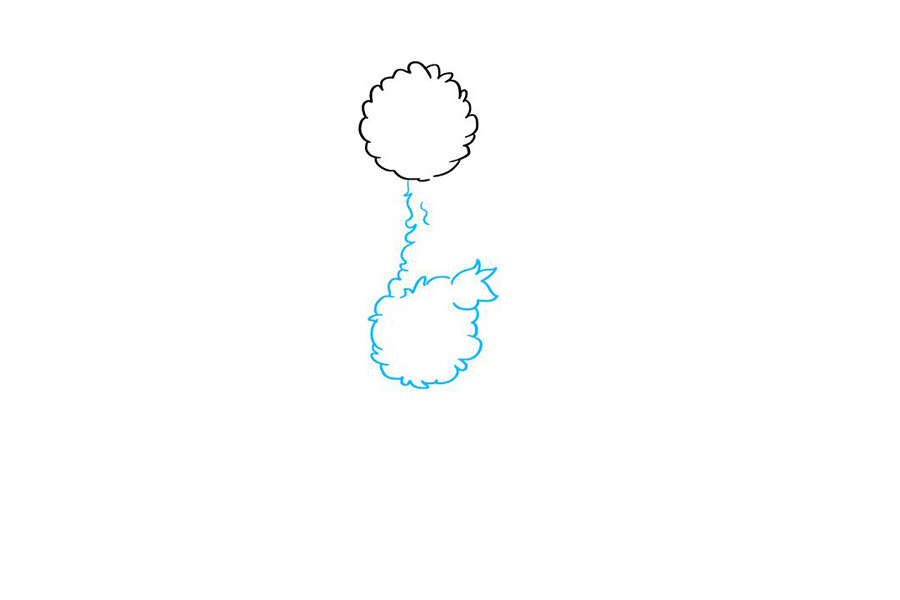 芝麻街大鸟简笔画步骤