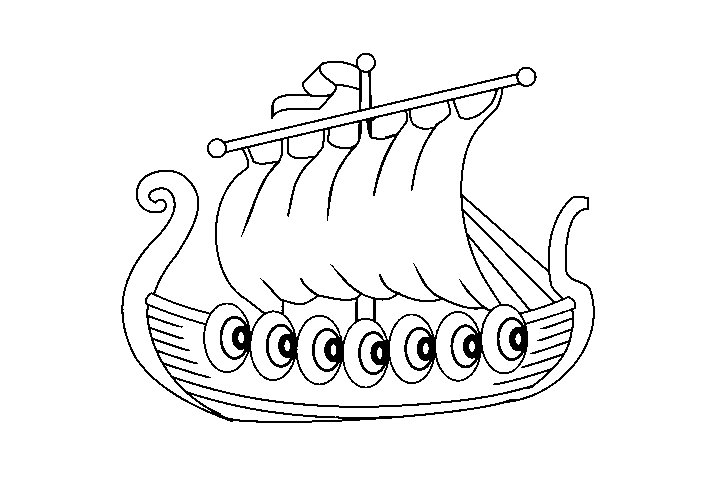 古代帆船的画法