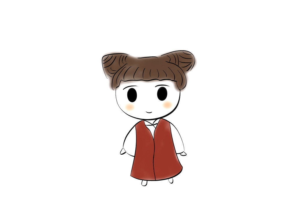 画一只萌萌哒杜丽娘