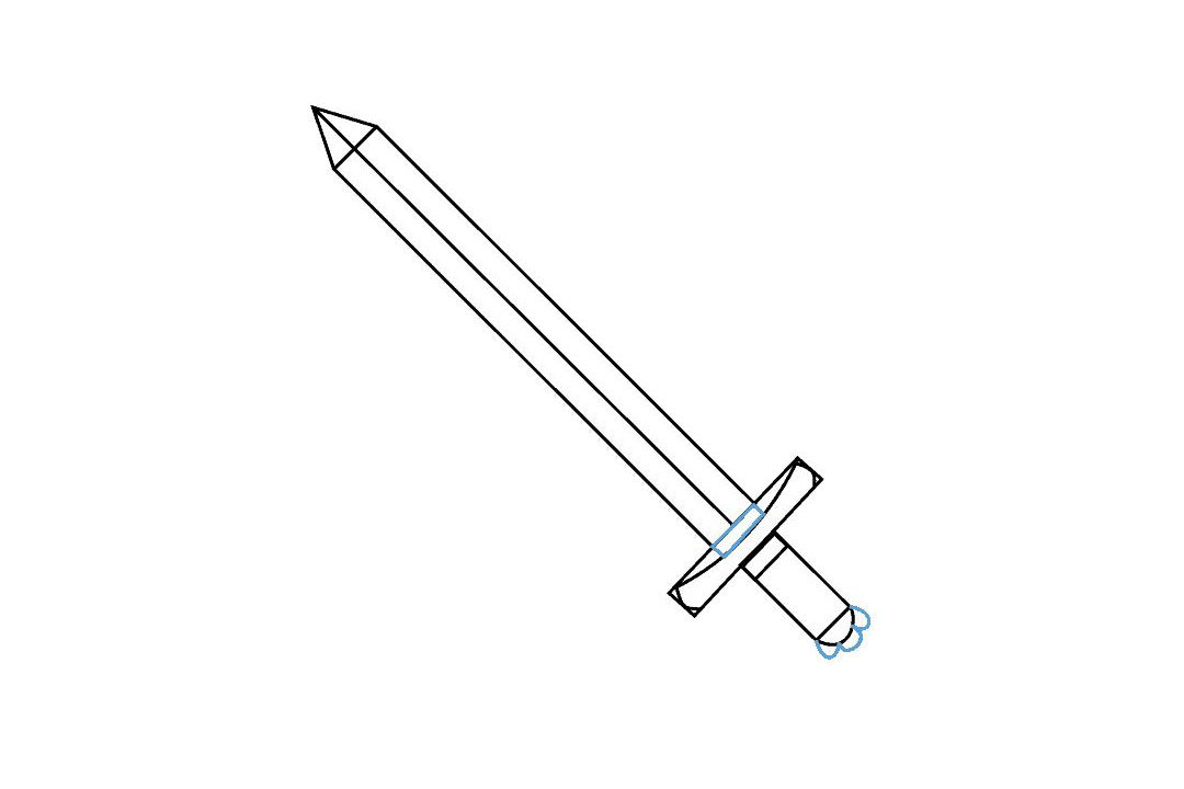 玩具宝剑的画法