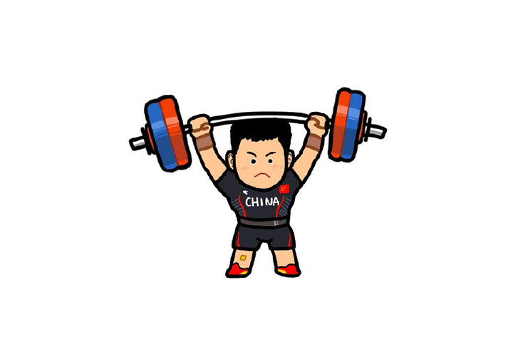 奥运冠军小头像简笔画图片