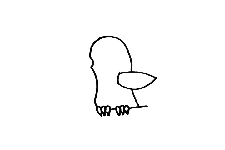 黄鹂怎么画