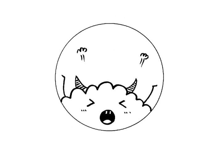 可可爱爱小怪物简笔画图片