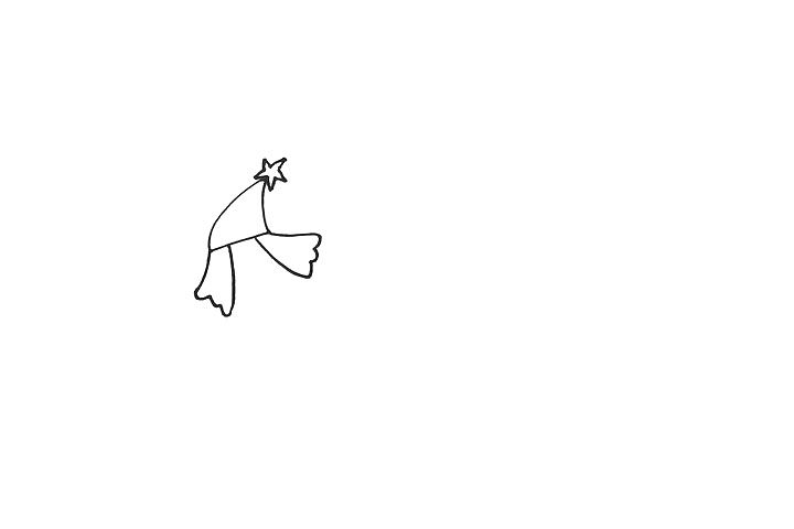 可爱的小树精灵简笔画