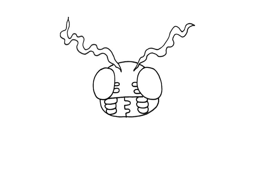 数码宝贝甲虫兽怎么画