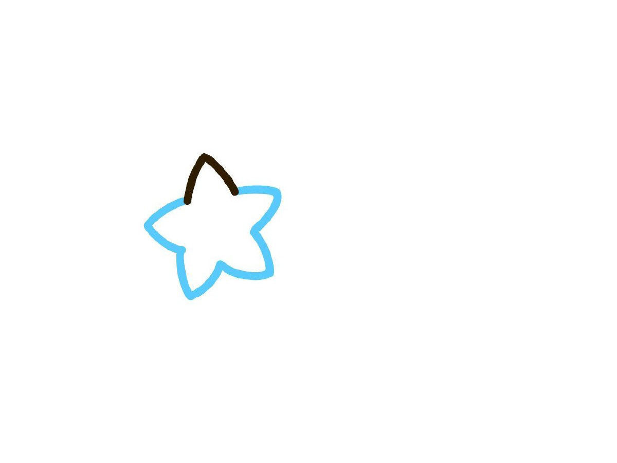 流星简笔画画法步骤