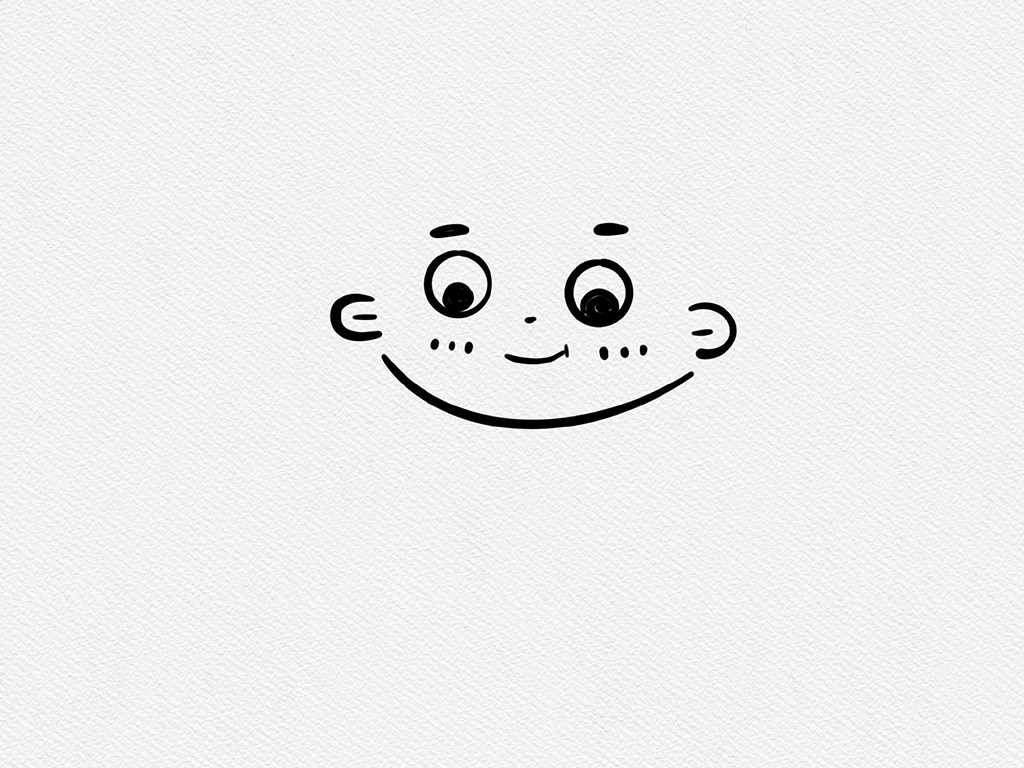 学画可爱小女孩简笔画