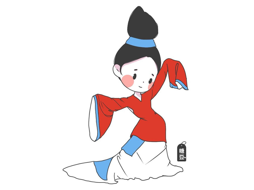 一组关于新年的人物简笔画图片