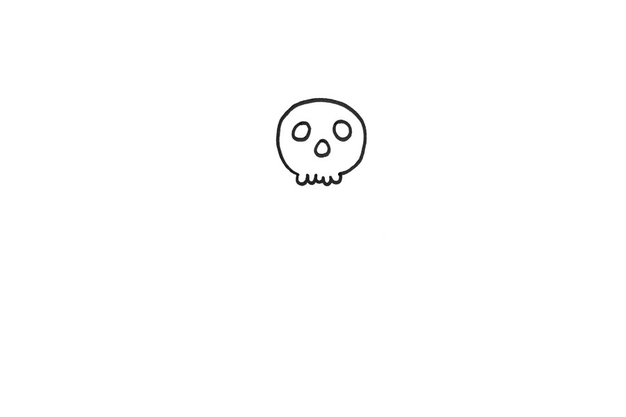 死神简笔画怎么画
