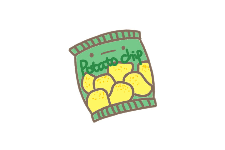 可爱小零食简笔画教程