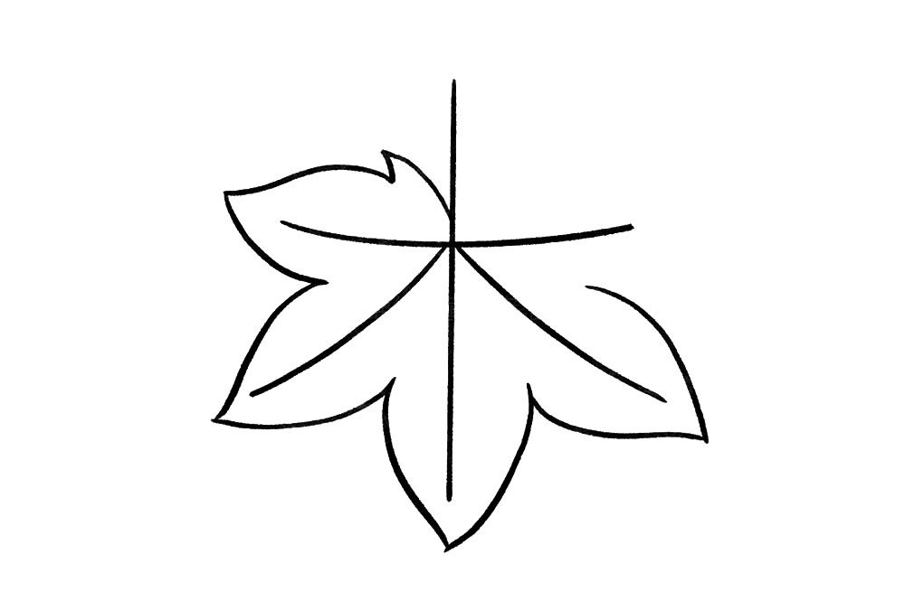 霜叶红于二月花 秋天的枫叶简笔画
