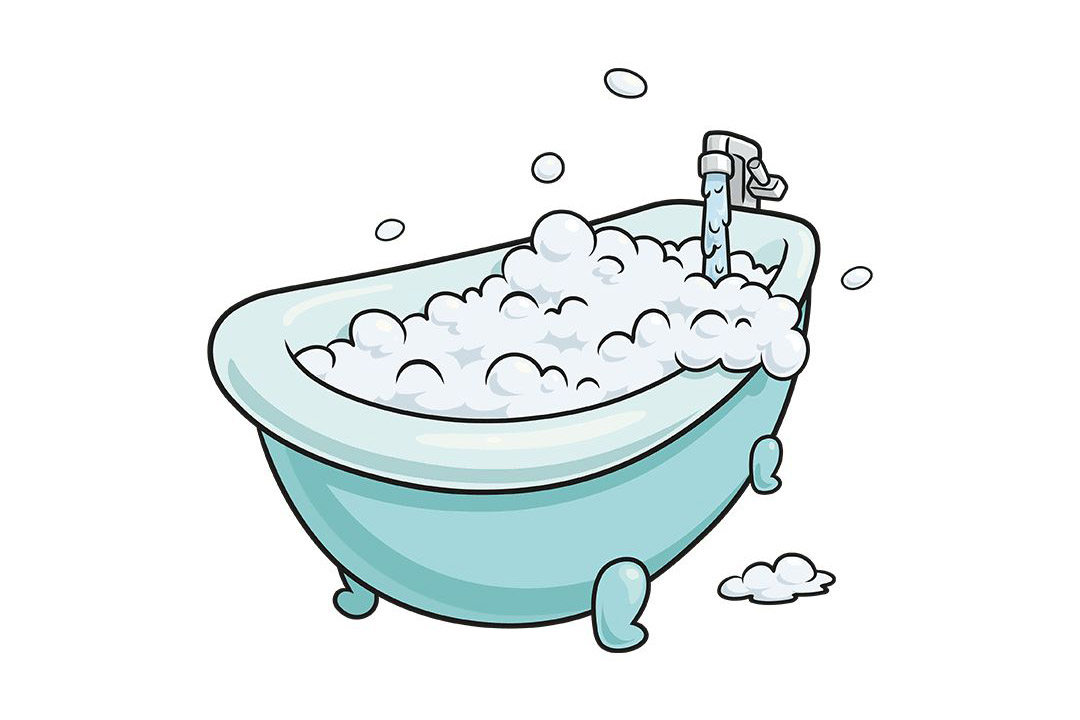 泡泡浴缸怎么画