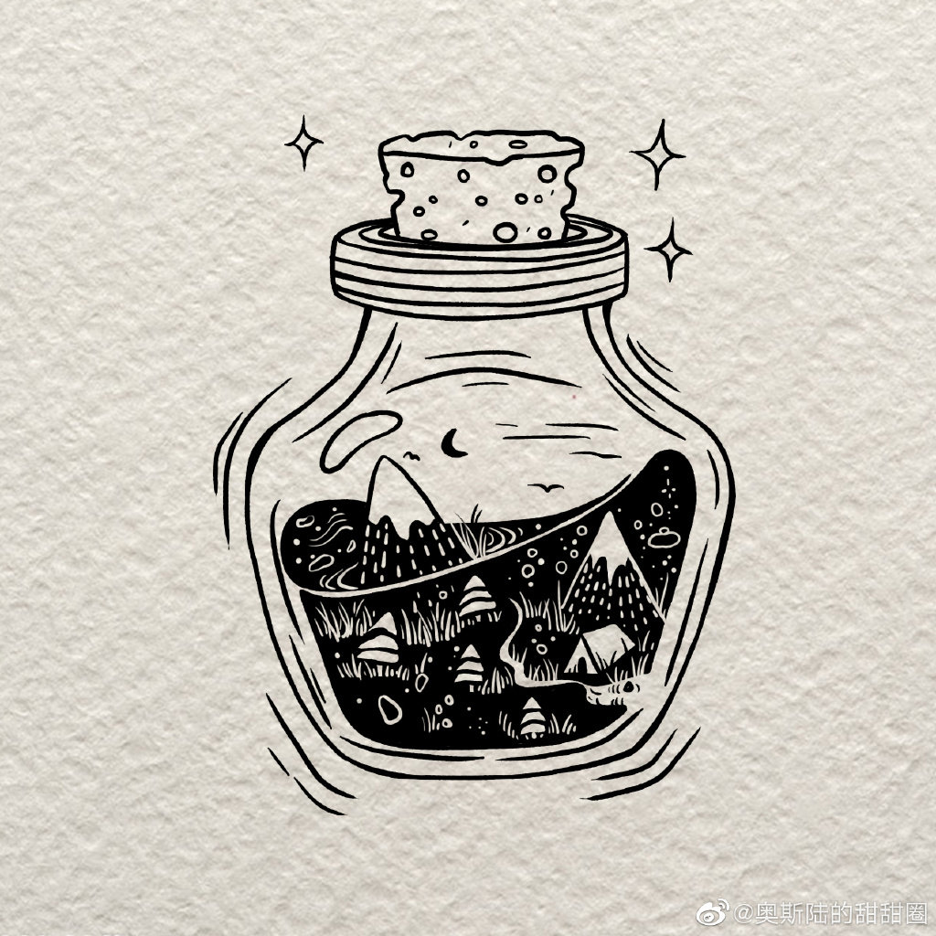瓶装风景，把风景密封好，永久保存哦