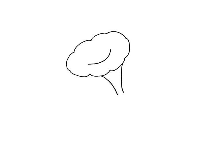 喇叭花简笔画教程