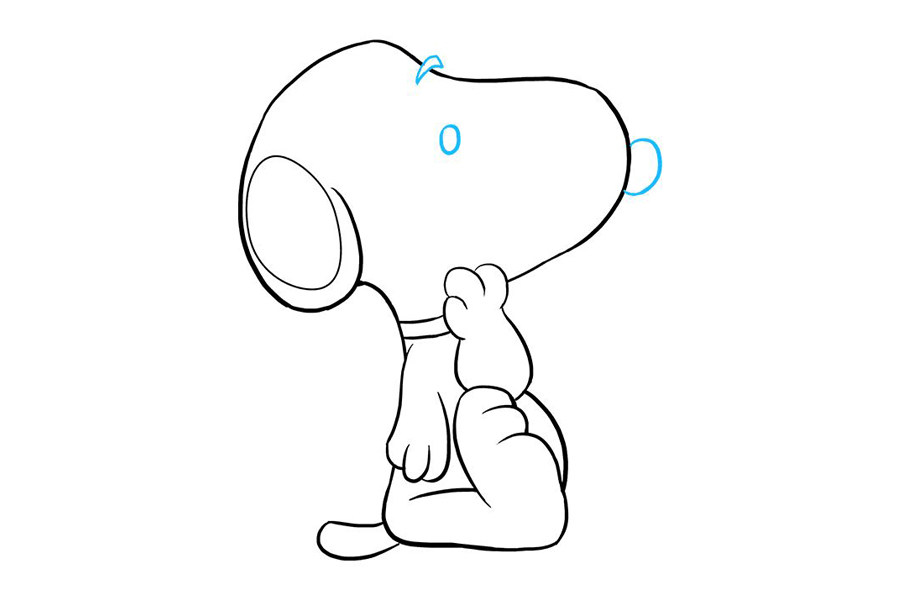 如何画史努比