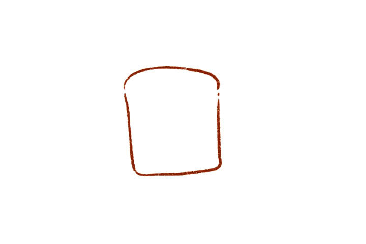 怎么把美食画得可爱 可爱吐司简笔画教程