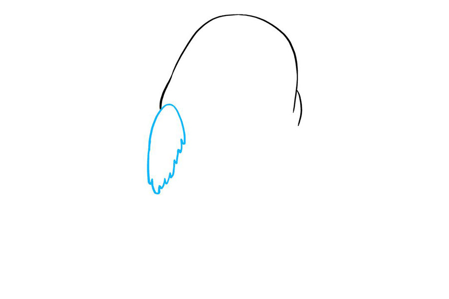 星球大战波格鸟简笔画步骤