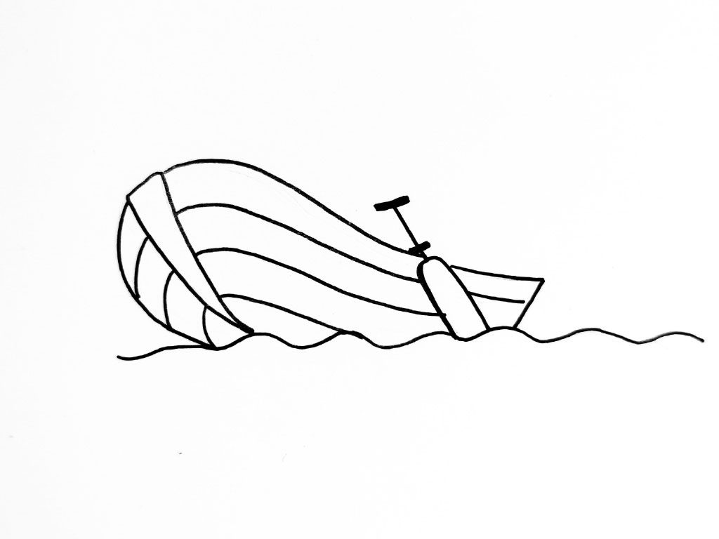 海上各种船的简笔画大全