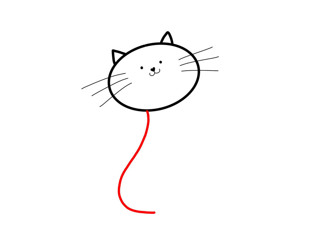 小猫咪简笔画画法教程