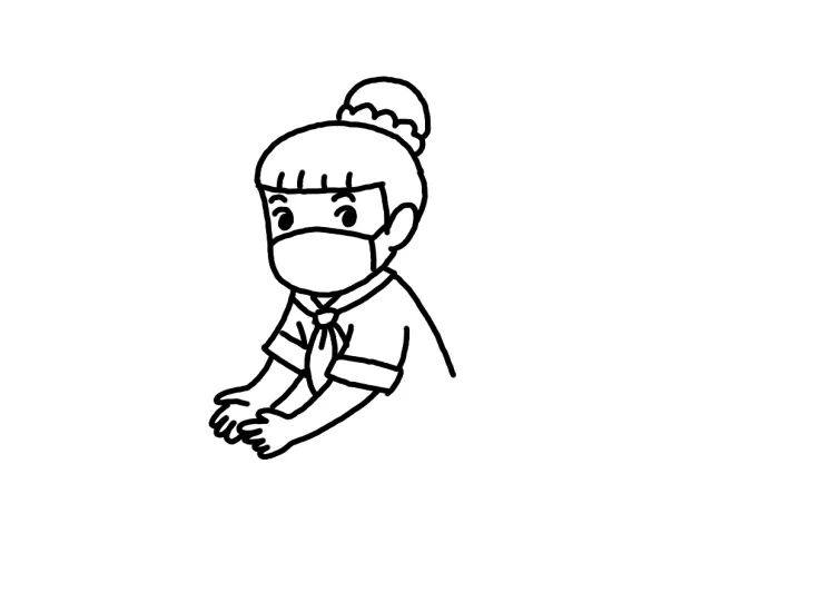 抗疫简笔画 小学生爱护个人卫生怎么画