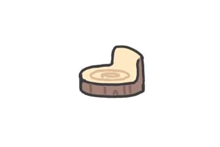 生活常用小物简笔画 坐垫怎么画