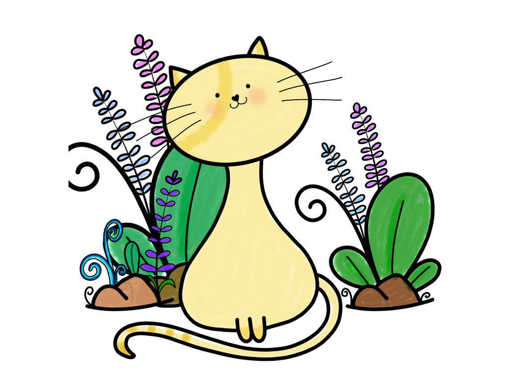 小猫咪简笔画画法教程