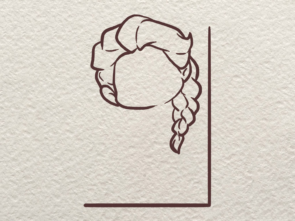 冰雪女王简笔画