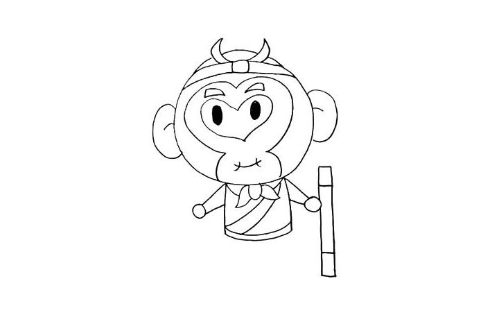 孙悟空简笔画画法教程